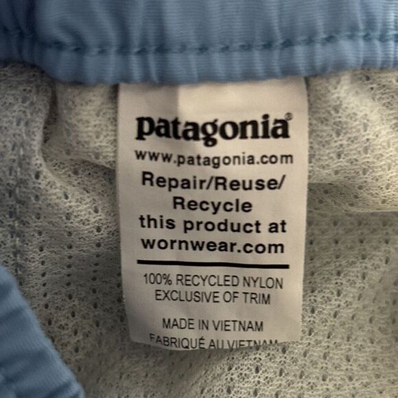 Patagonia Women's Barely Baggies 2.5" Shorts Pull On Elastic Waist Blue Size XXS - Picture 14 of 14